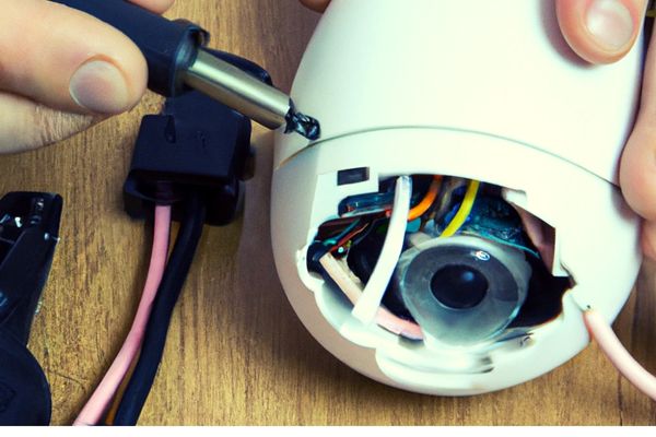 How To Repair A Cut Security Camera Wire